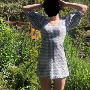 plaid mini dress from urban outfitters